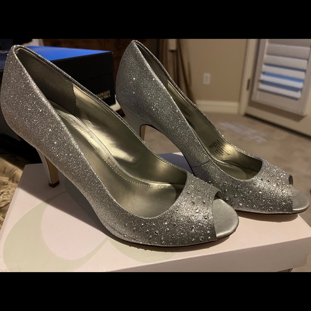 Silver heels